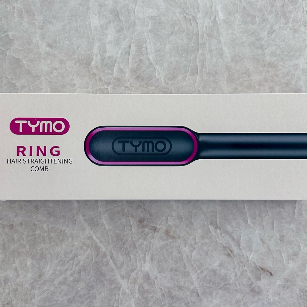 TYMO Pink and Black Hair Straightening Comb New, unused